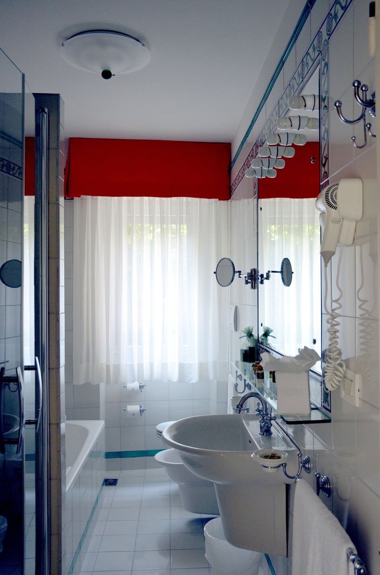 Bathroom | Hair dryer, bathrobes, slippers, bidet