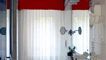 Bathroom | Hair dryer, bathrobes, slippers, bidet