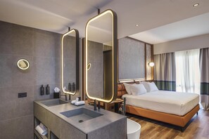 Suite, 2 Bedrooms | Bathroom | Shower, rainfall showerhead, free toiletries, hair dryer - Picciolo Etna Golf Resort & Spa, Curio Collection by Hilton (Castiglione di Sicilia)