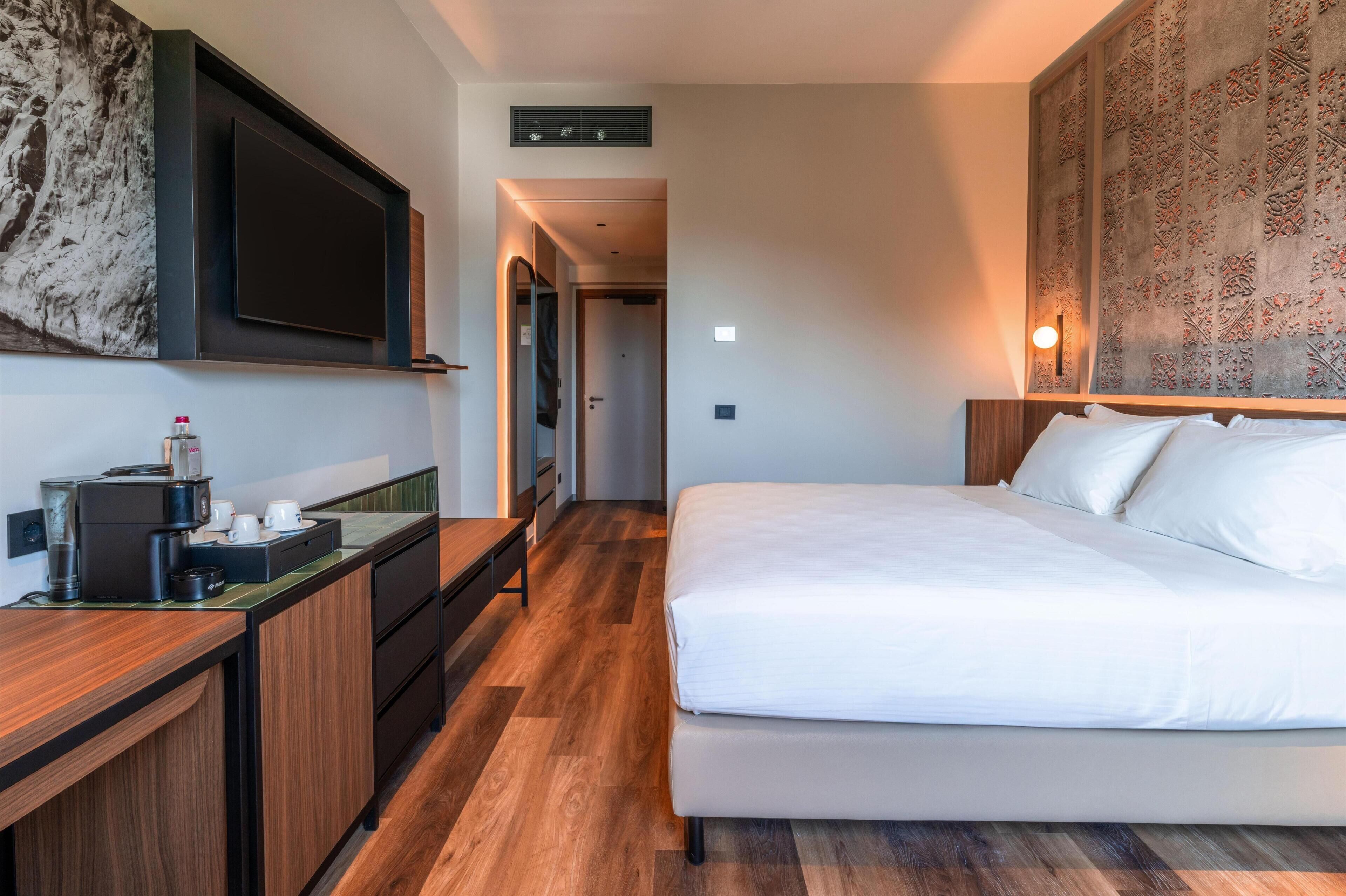 Sängtillbehör av högsta kvalitet och minibar