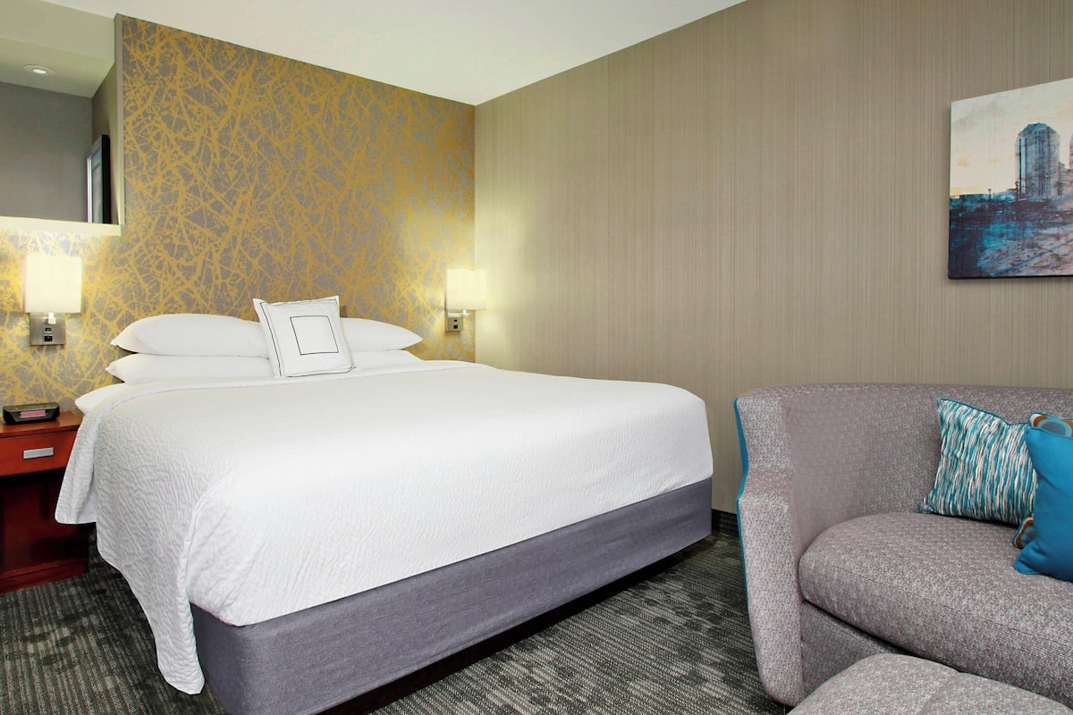 Room, 1 King Bed with Sofa bed, Non Smoking | Desk, laptop workspace, iron/ironing board, free WiFi