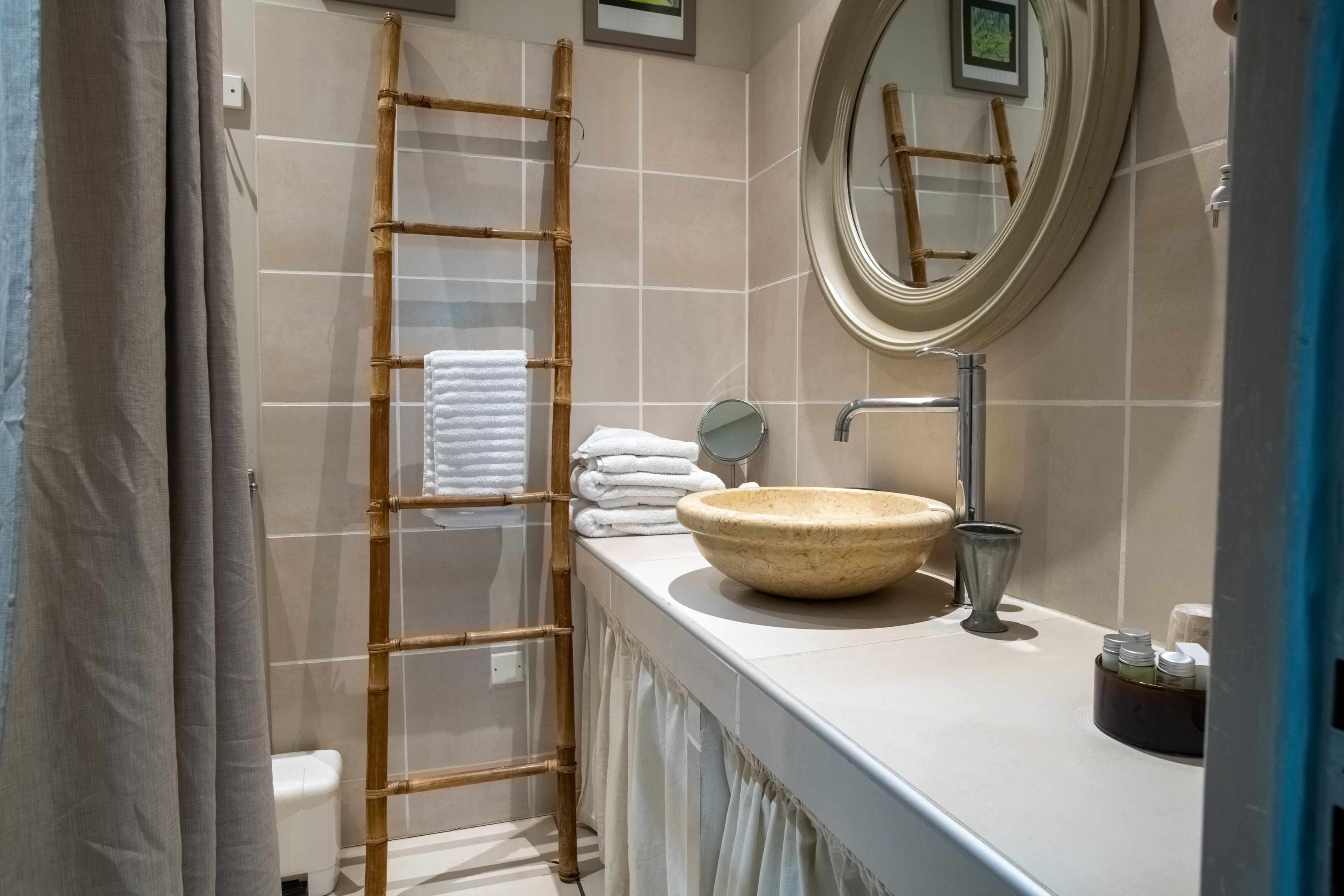 free toiletries, hair dryer, towels, soap