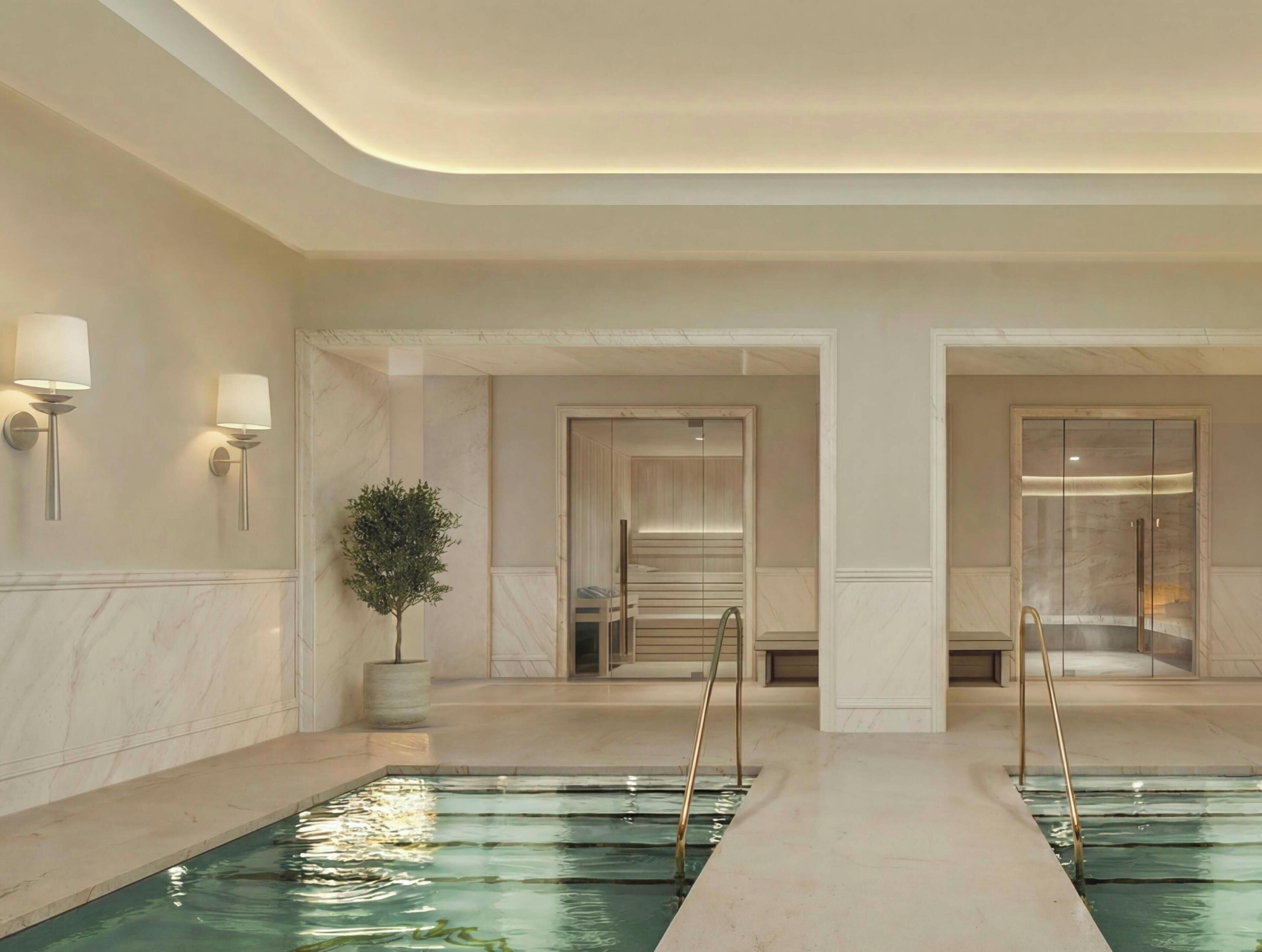 Behandlungsräume für Paare, Sauna, Whirlpool, Dampfbad