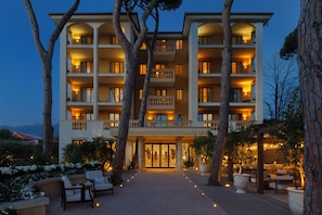 Front of property – evening/night
