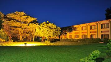 Front of property - evening/night