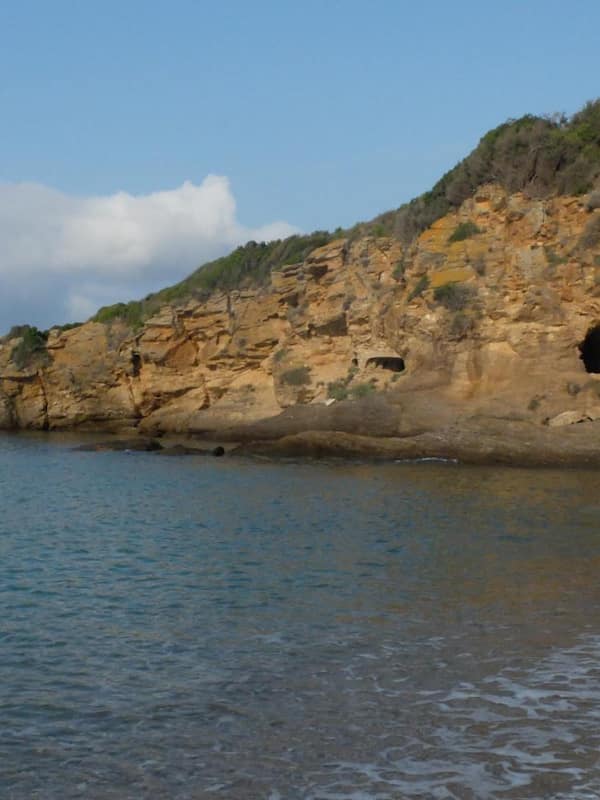 Private beach, white sand, sun loungers, beach umbrellas