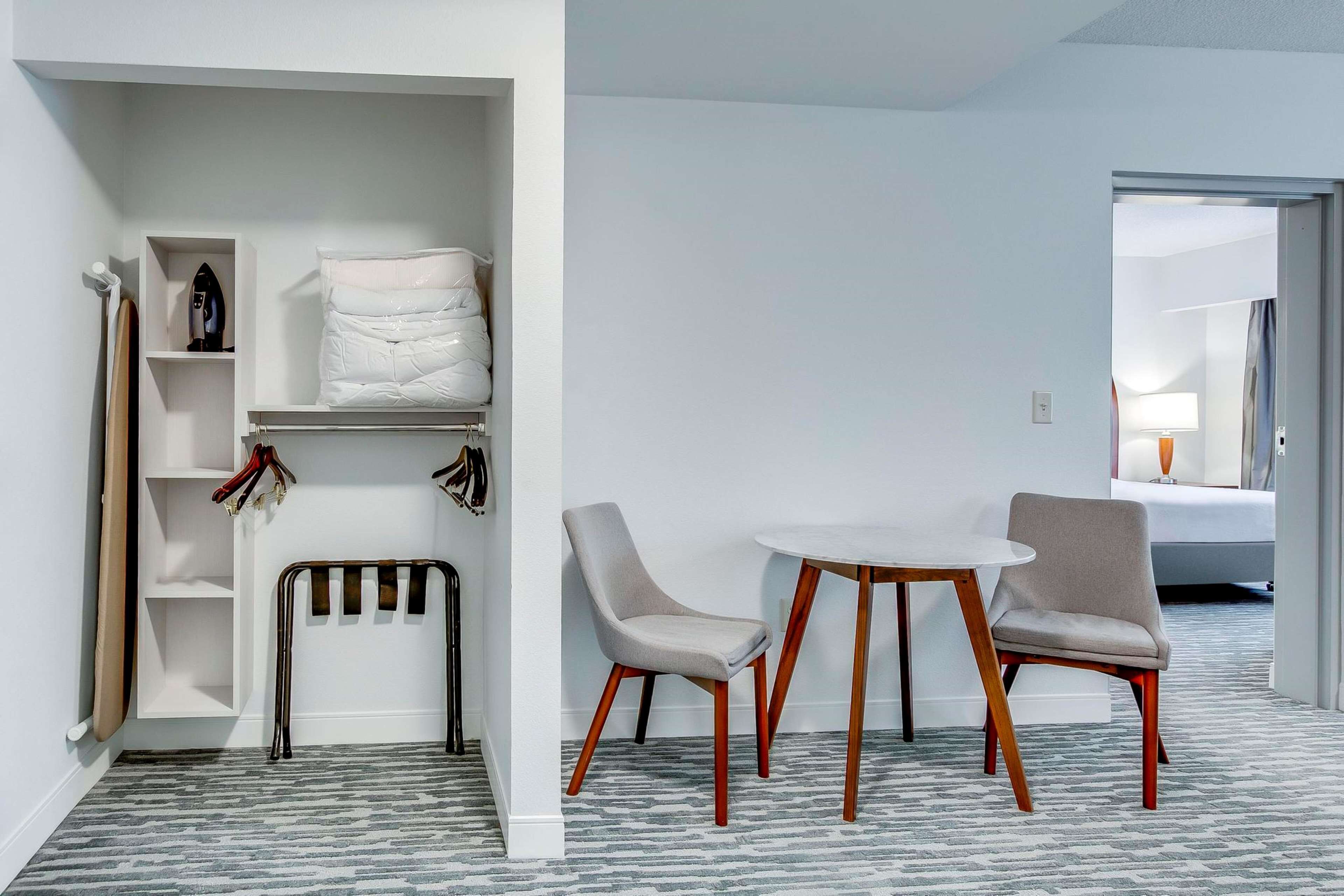 suite, accessible | premium bedding, desk, laptop workspace, iron/ironing board