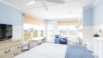 Escritorio, tabla de planchar con plancha y cunas