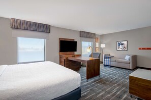 En 37-tommers LCD-TV med kabel-kanaler samt TV