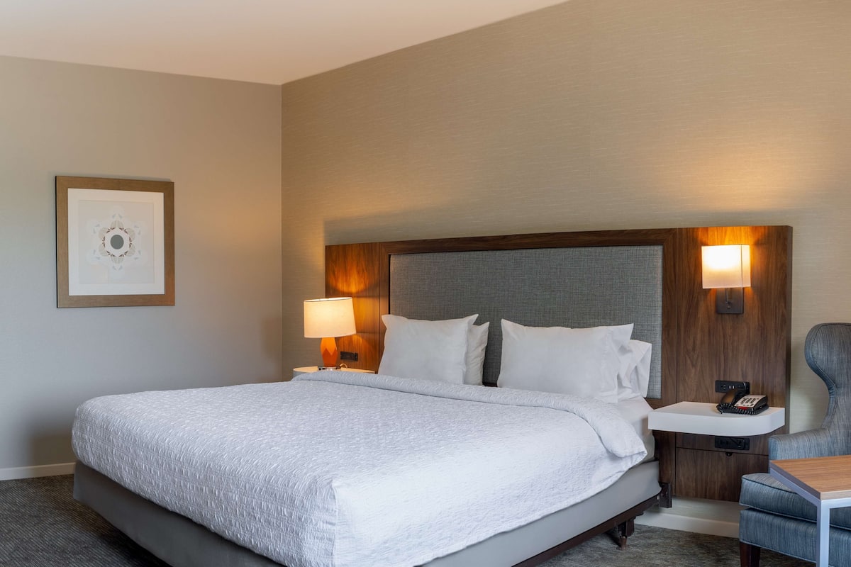 Room, 1 King Bed, Accessible | Hypo-allergenic bedding, blackout drapes, iron/ironing board