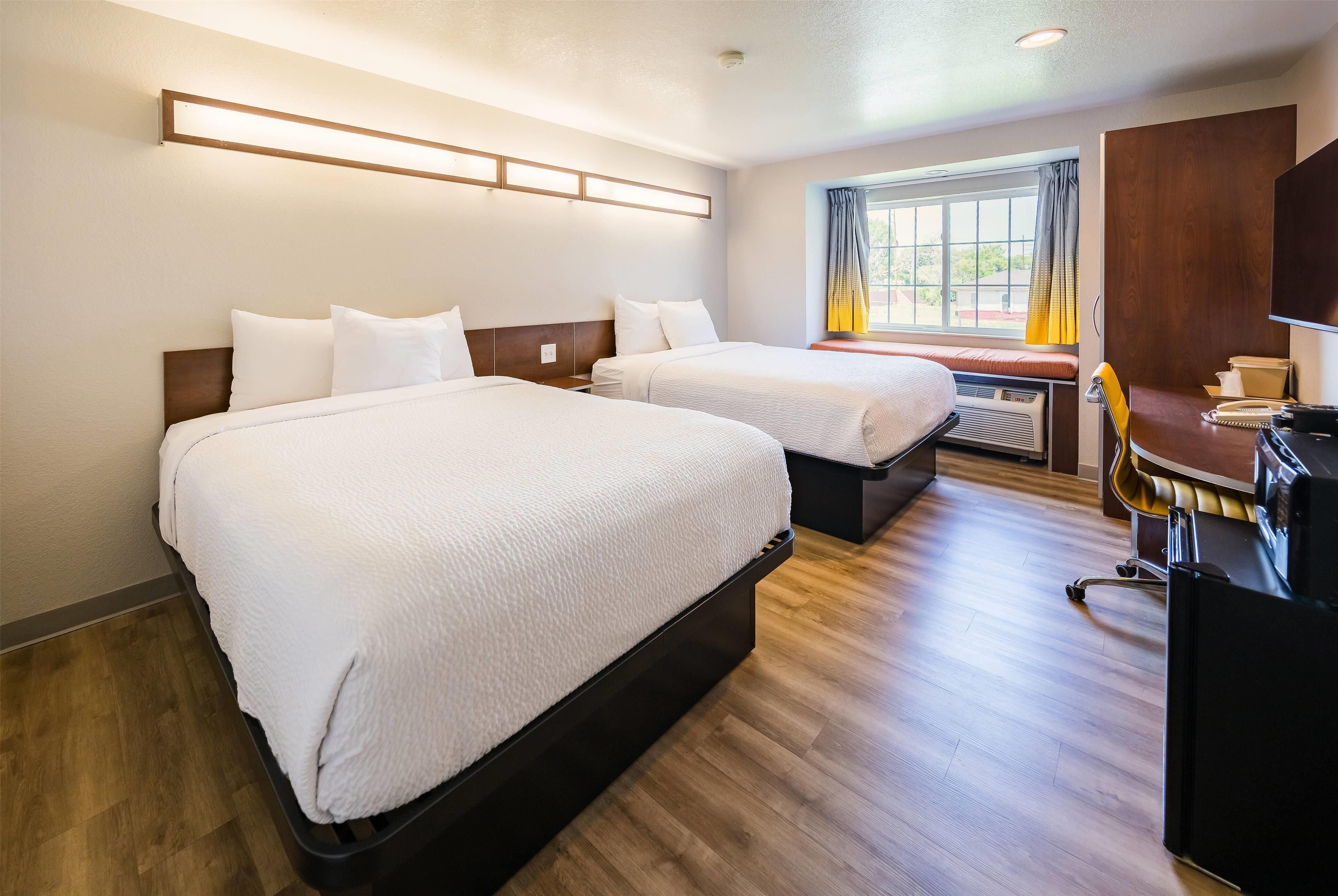 Free cribs/infant beds, free WiFi, bed sheets, alarm clocks