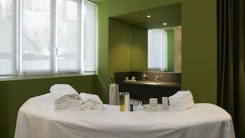 Manicures and pedicures, massages