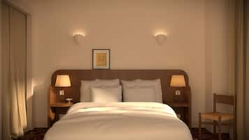 Egyptian cotton sheets, in-room safe, desk, blackout curtains