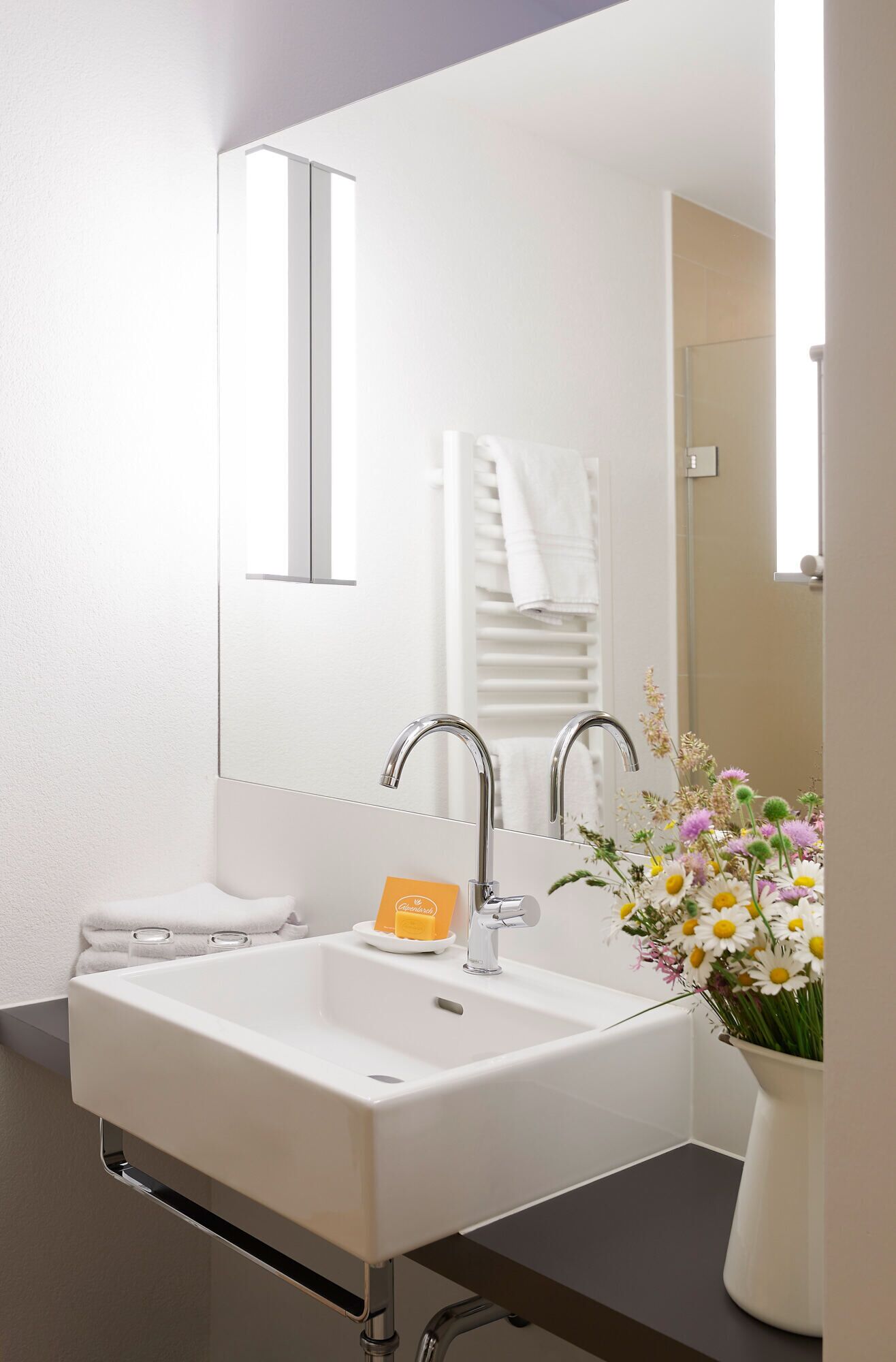 shower, free toiletries, hair dryer, bathrobes