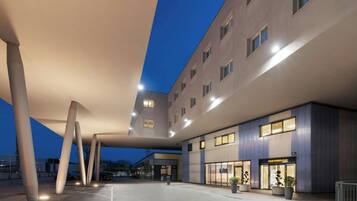 Blick von der Unterkunft