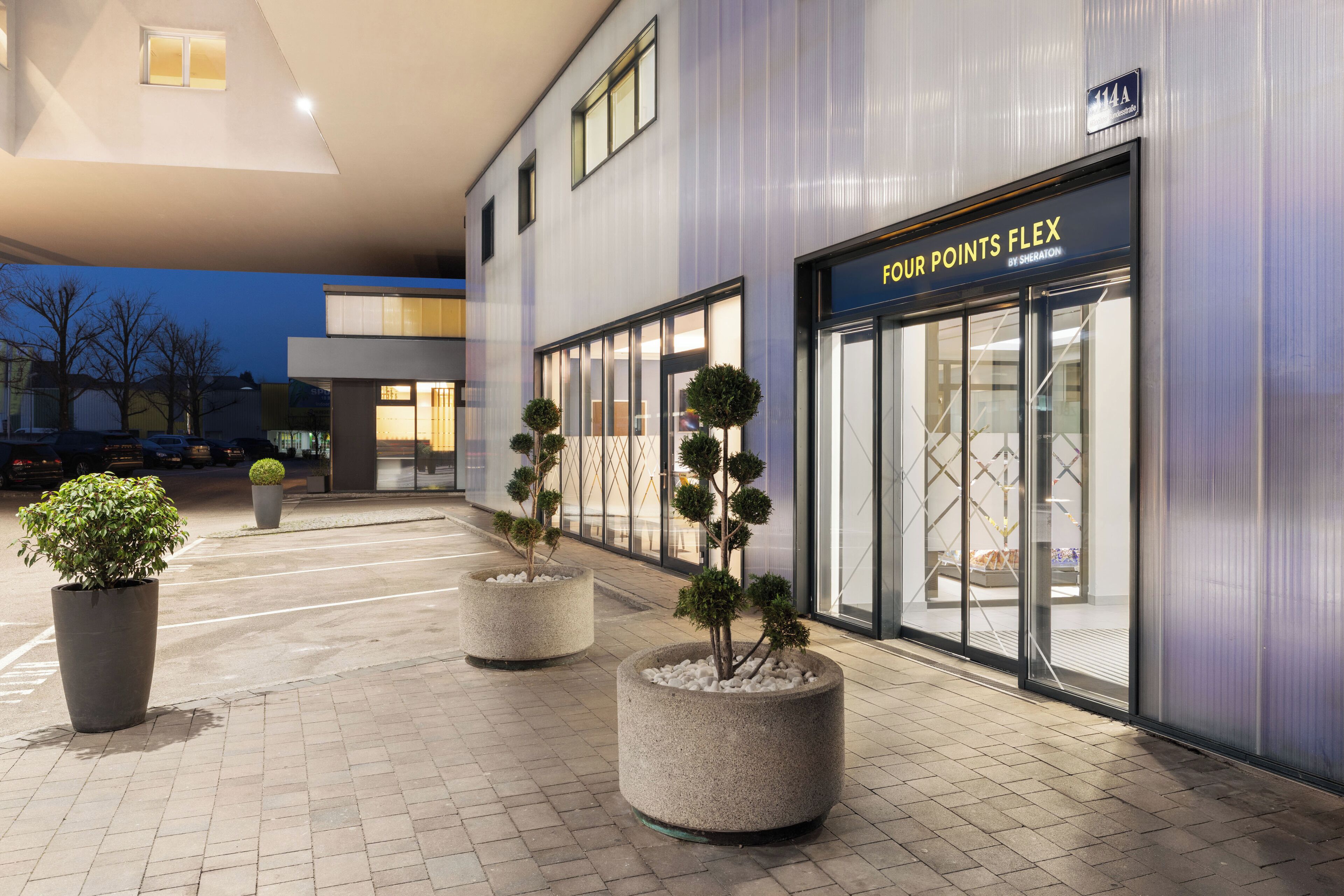 Entrada de la propiedad