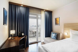 Standardzimmer, 2 Einzelbetten, Balkon, Stadtblick (City View)