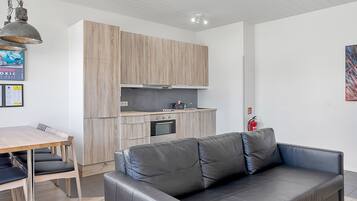Standard Apartment, 2 Bedrooms | Private kitchen | Fridge, microwave, stovetop, coffee/tea maker