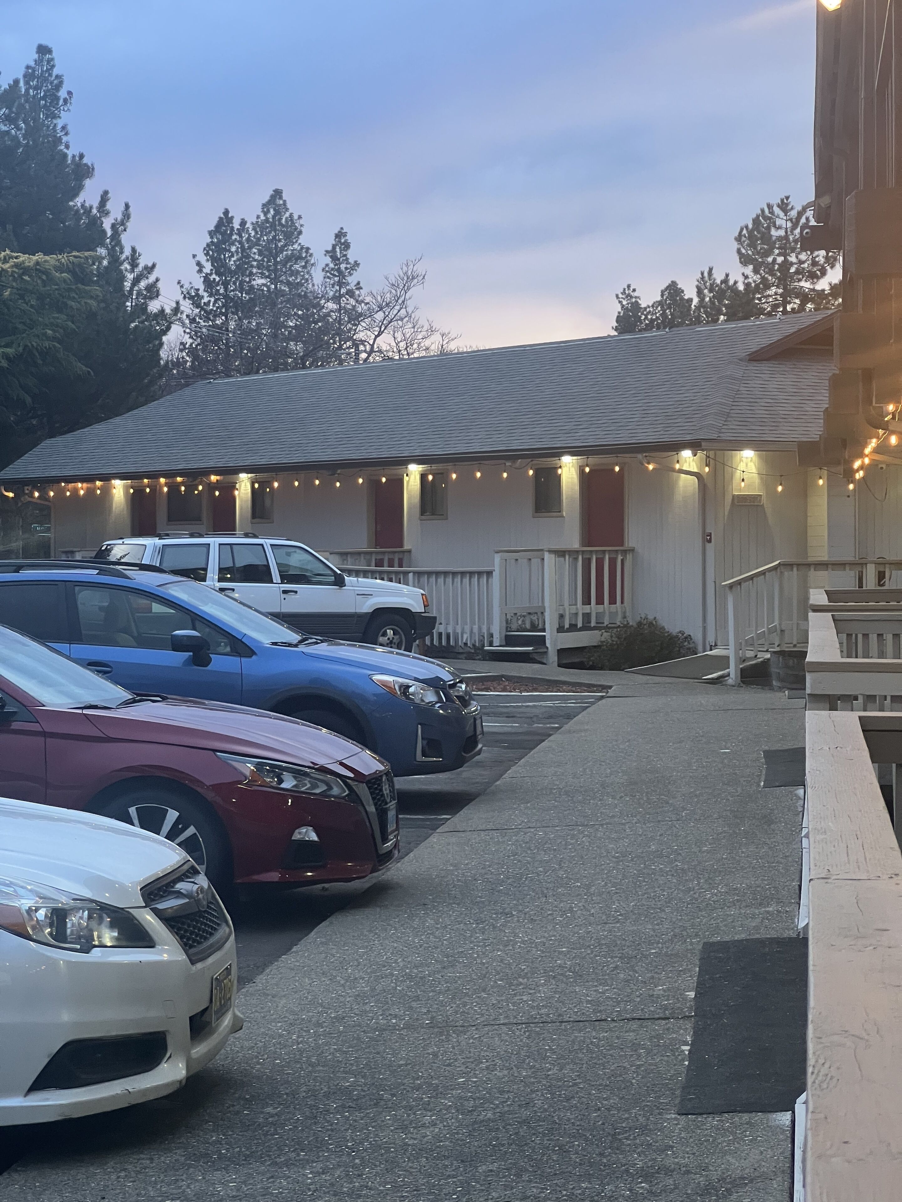 Front of property - evening/night