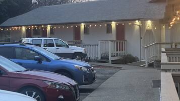 Front of property - evening/night