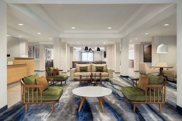 Sala de estar en el lobby