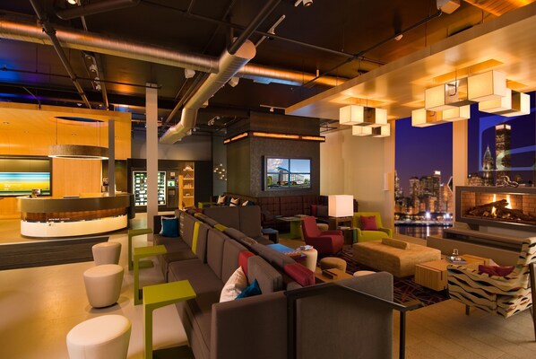 Sitteområde i lobbyen