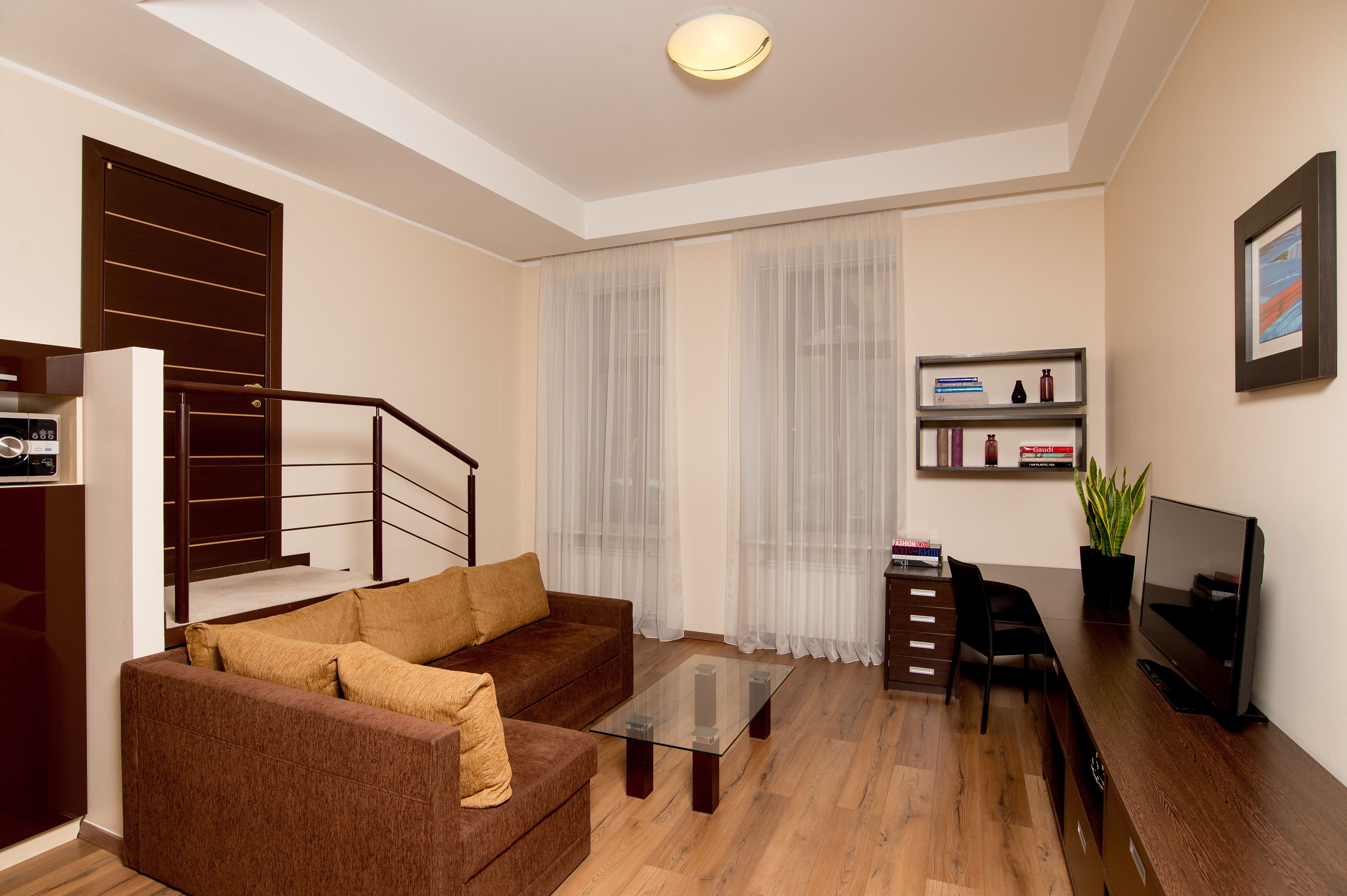 商務公寓 | 高級寢具、客房內保險箱、遮光布/窗簾、隔音