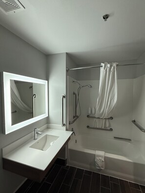 Towels, soap, shampoo, toilet paper