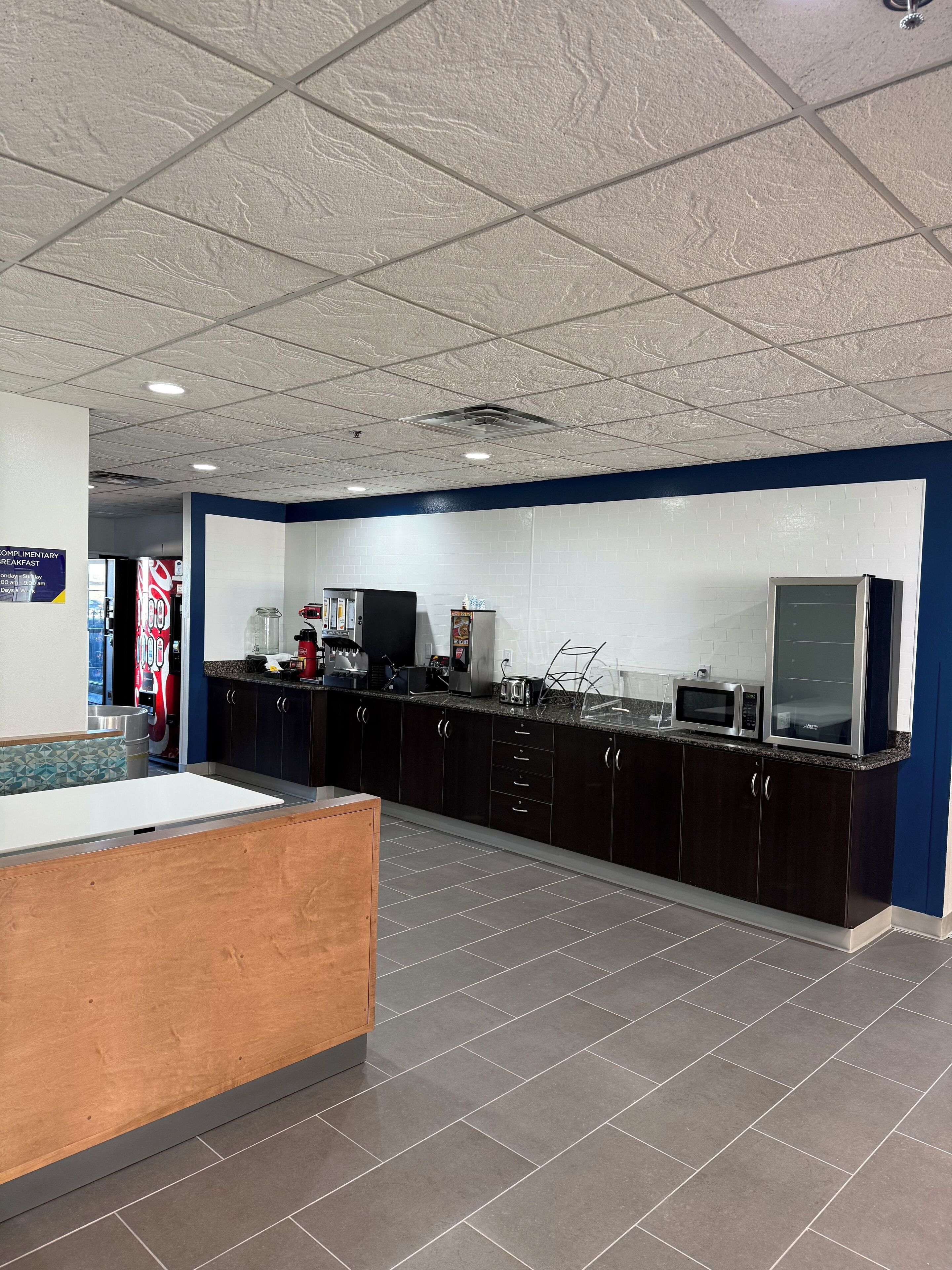 Petit déjeuner continental compris tous les jours