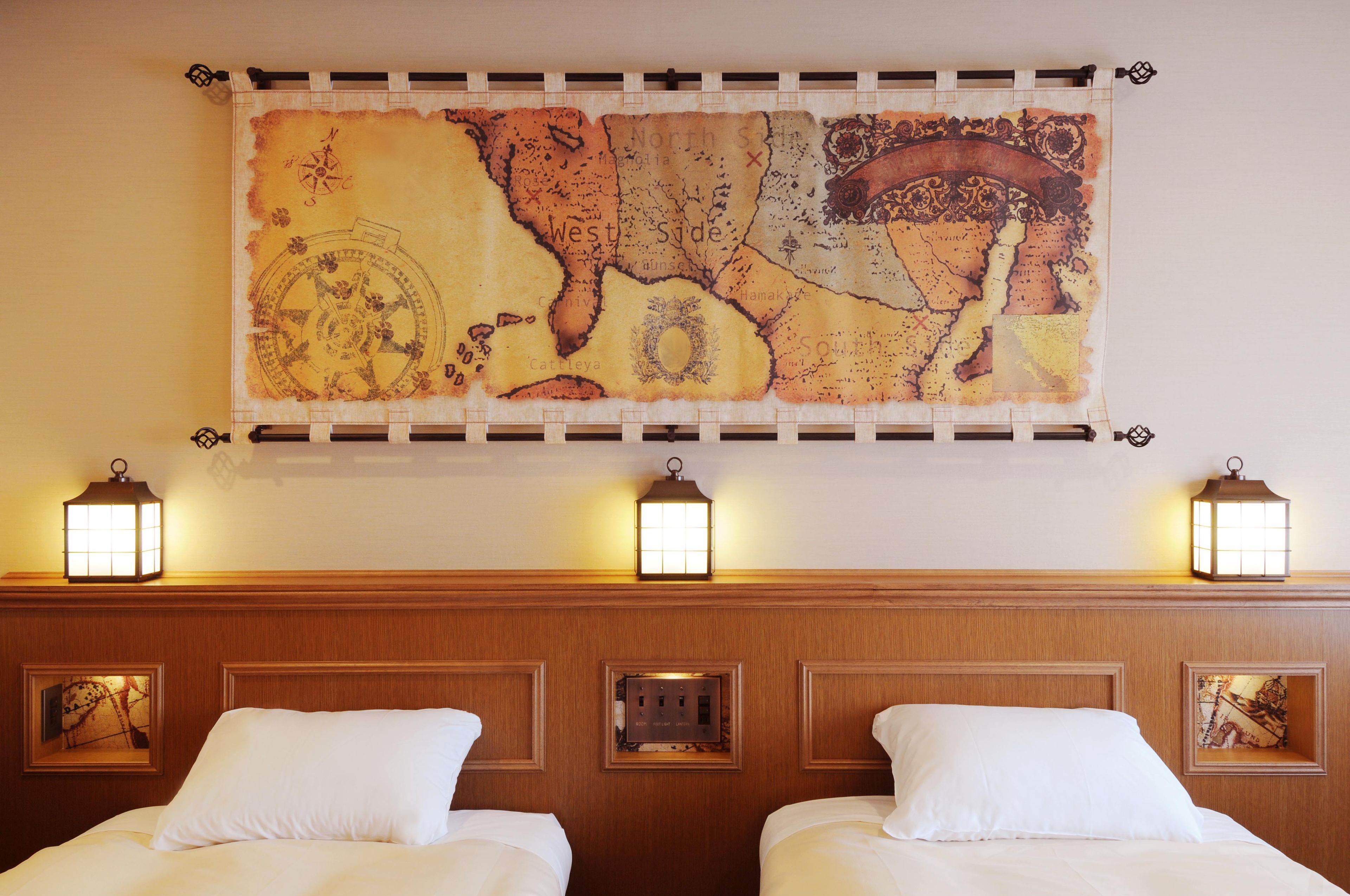 blackout curtains, iron/ironing board, free wifi, bed sheets