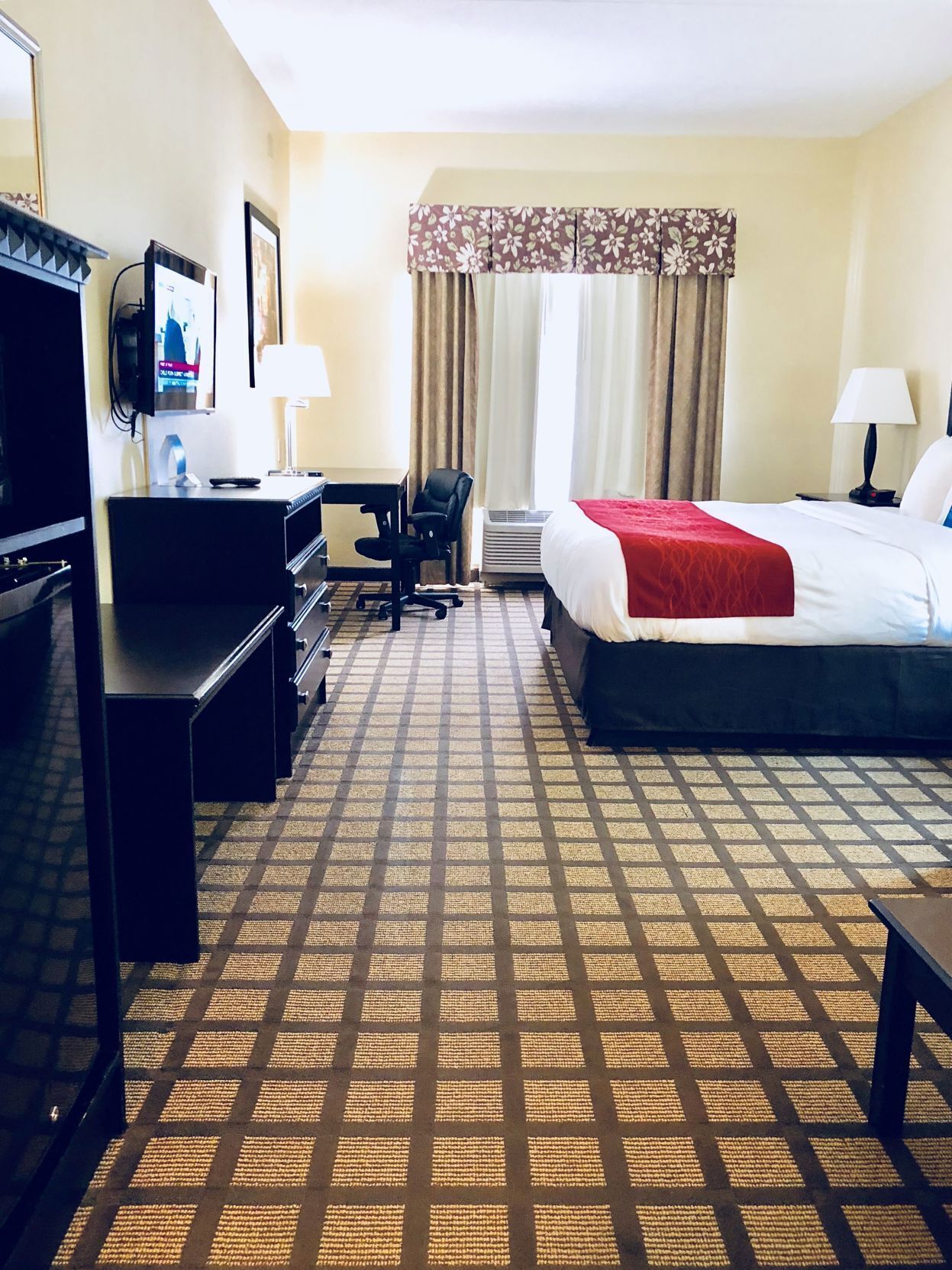 In-room safe, desk, blackout drapes, iron/ironing board
