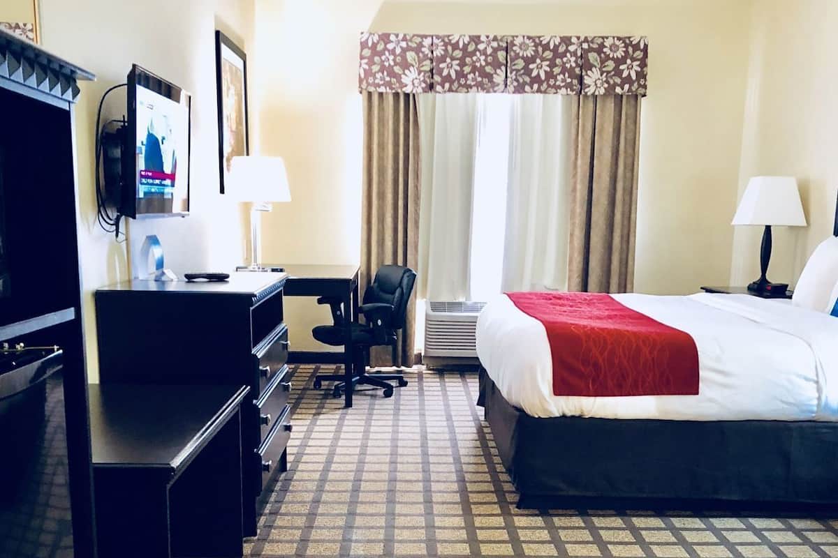 In-room safe, desk, blackout drapes, iron/ironing board