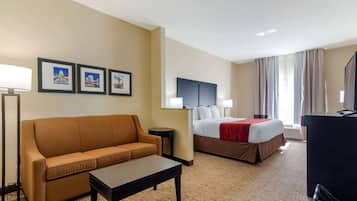 In-room safe, desk, blackout curtains, iron/ironing board