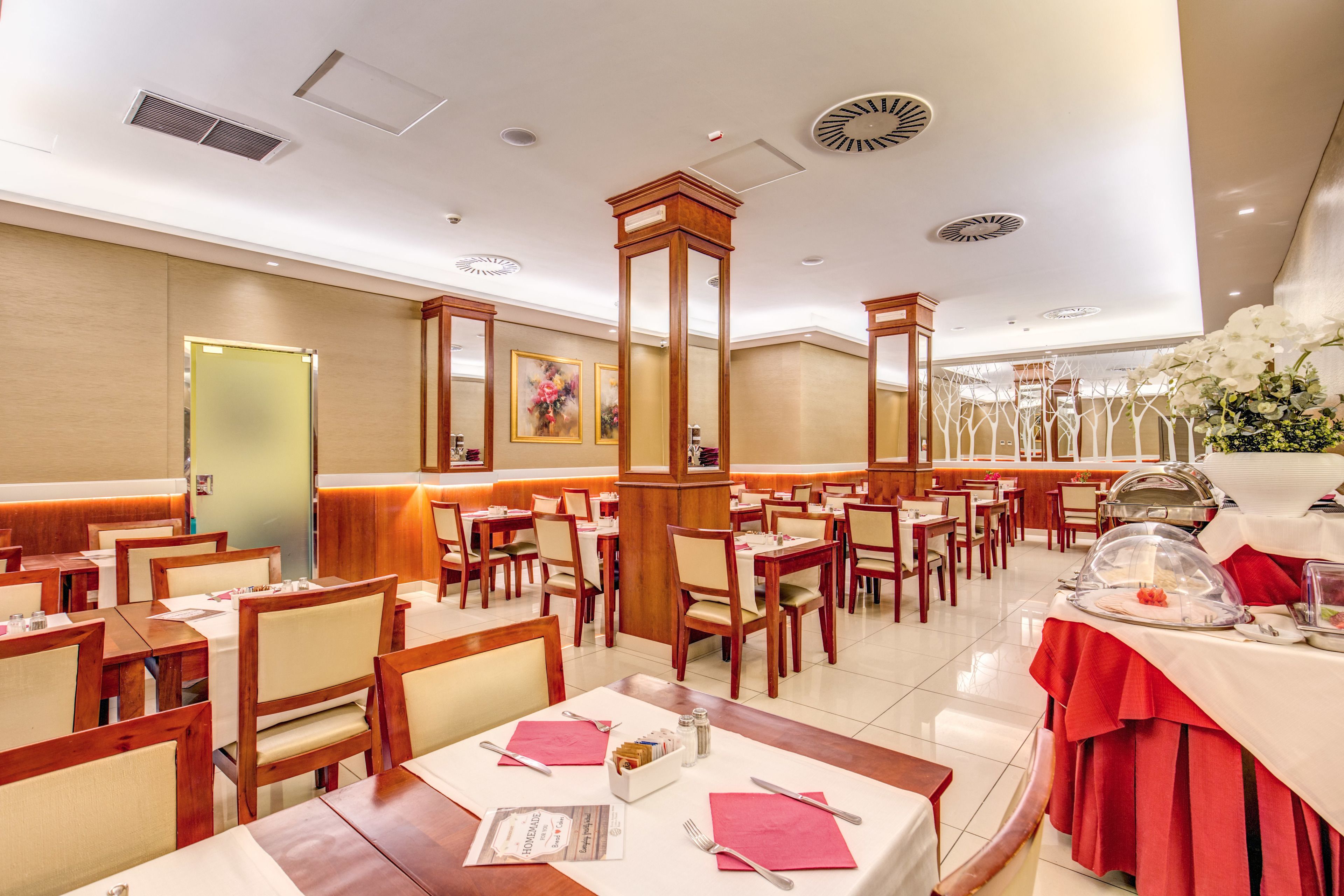 daily buffet breakfast (eur 15 per person)