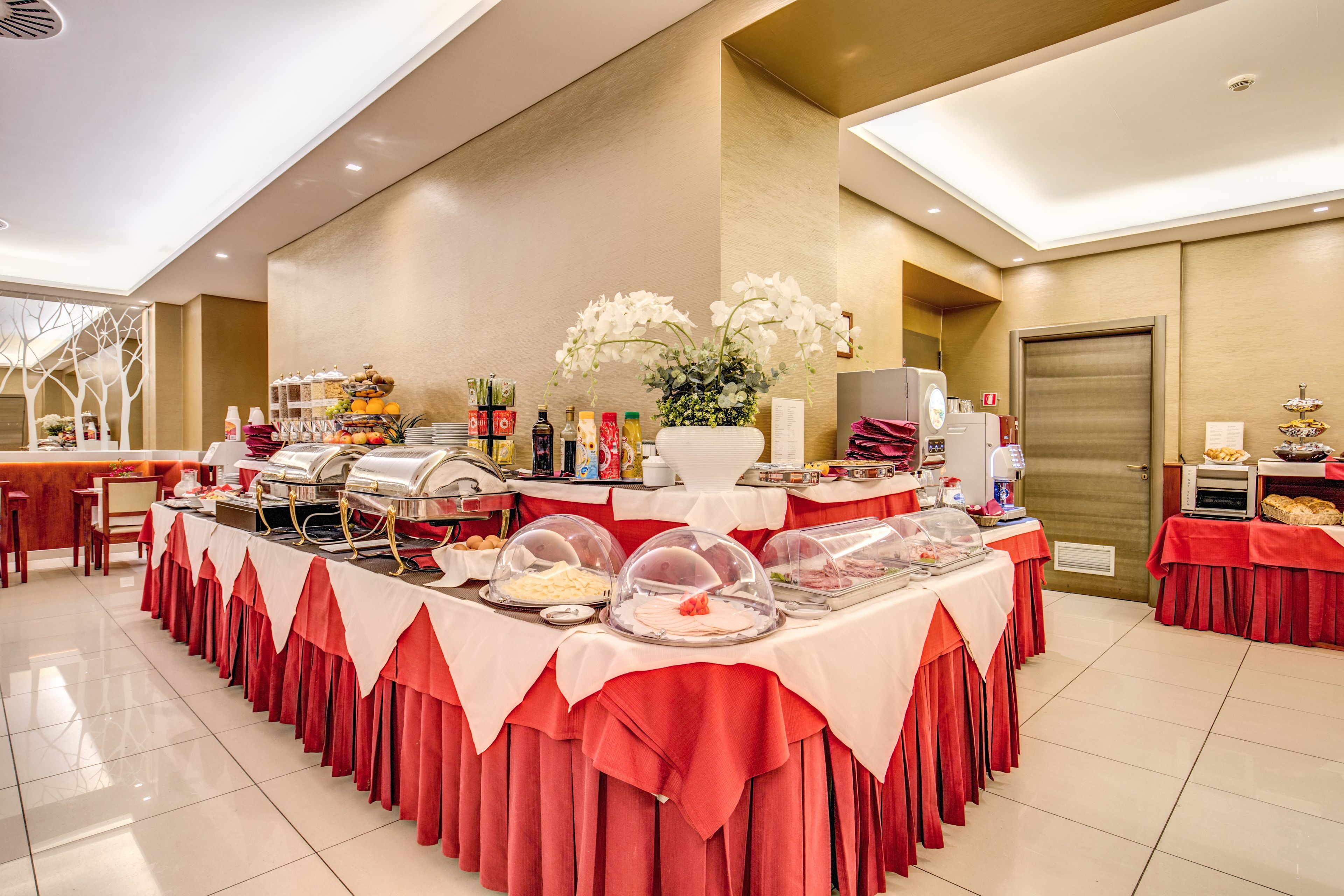 daily buffet breakfast (eur 15 per person)
