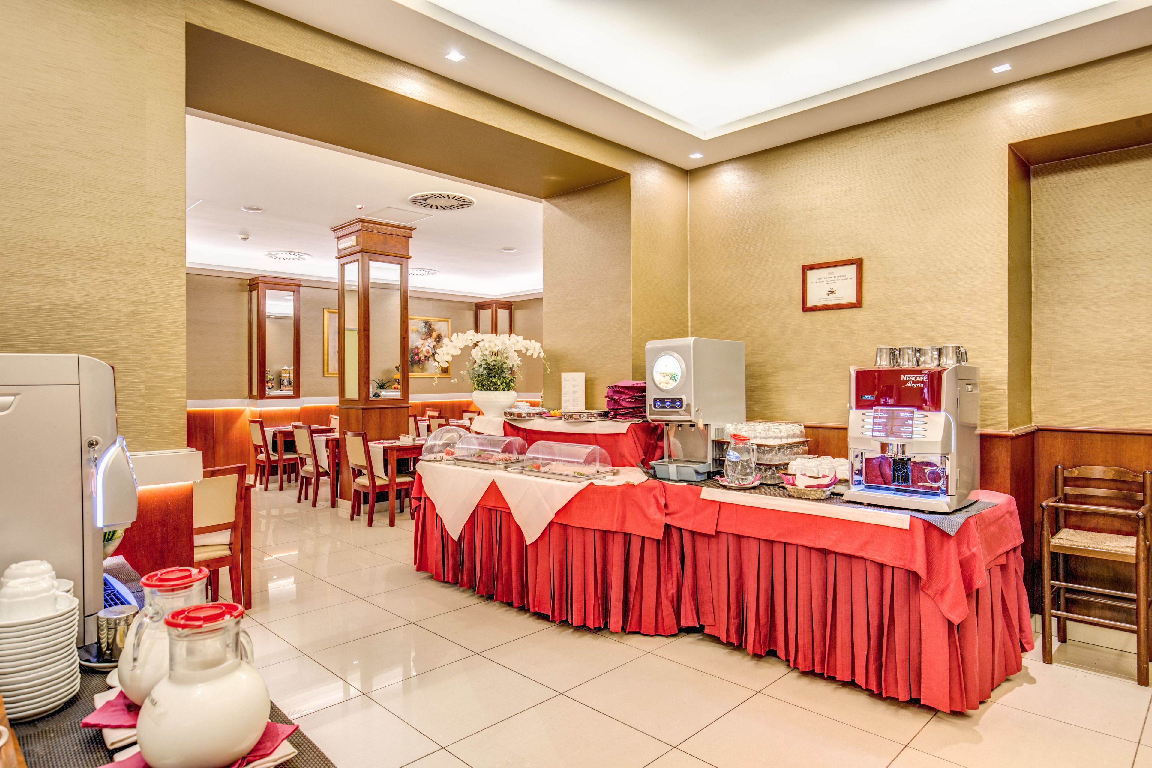 daily buffet breakfast (eur 15 per person)