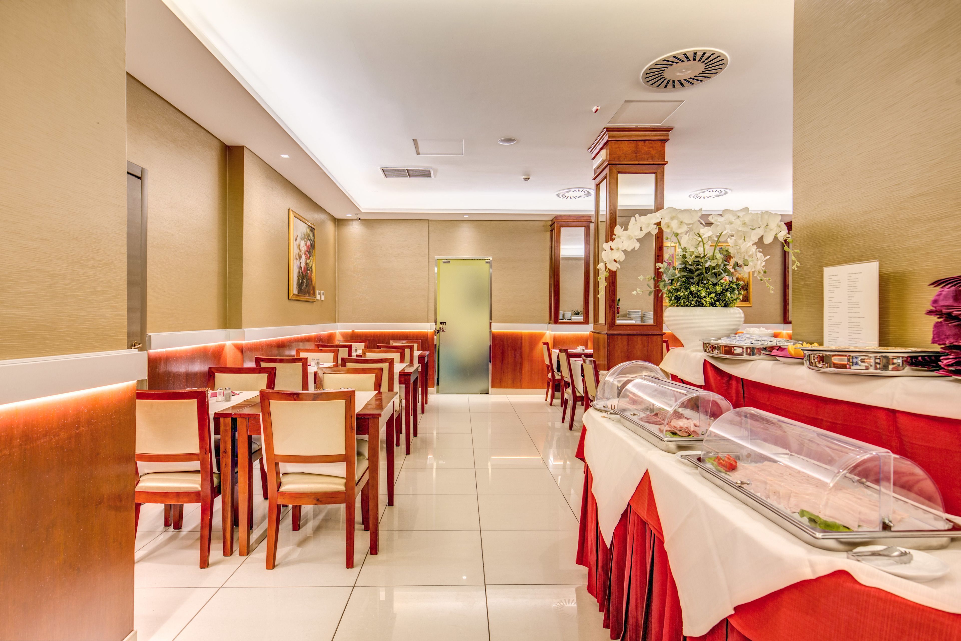 daily buffet breakfast (eur 15 per person)