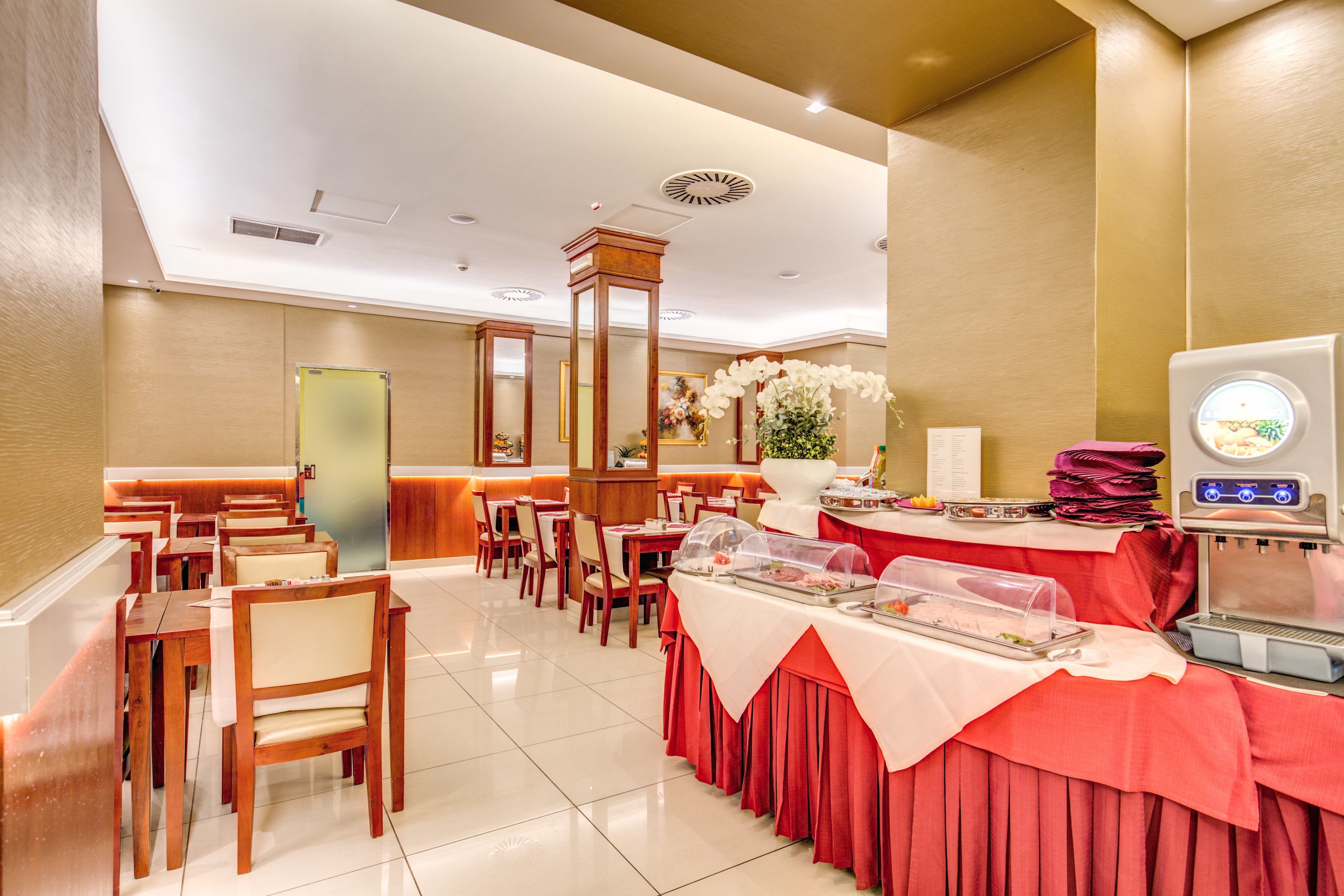 daily buffet breakfast (eur 15 per person)