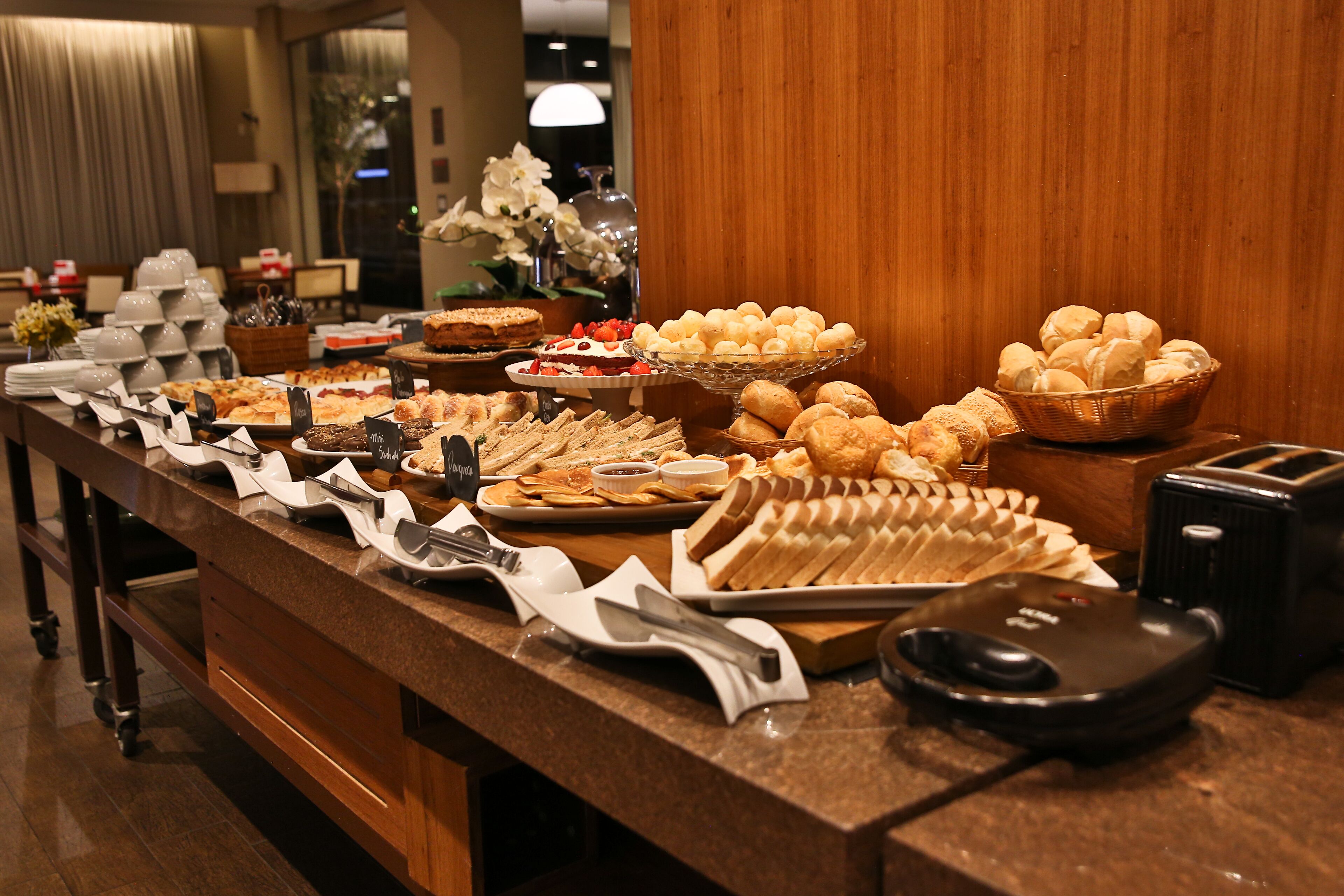 Breakfast, lunch, dinner served; Brazilian cuisine 