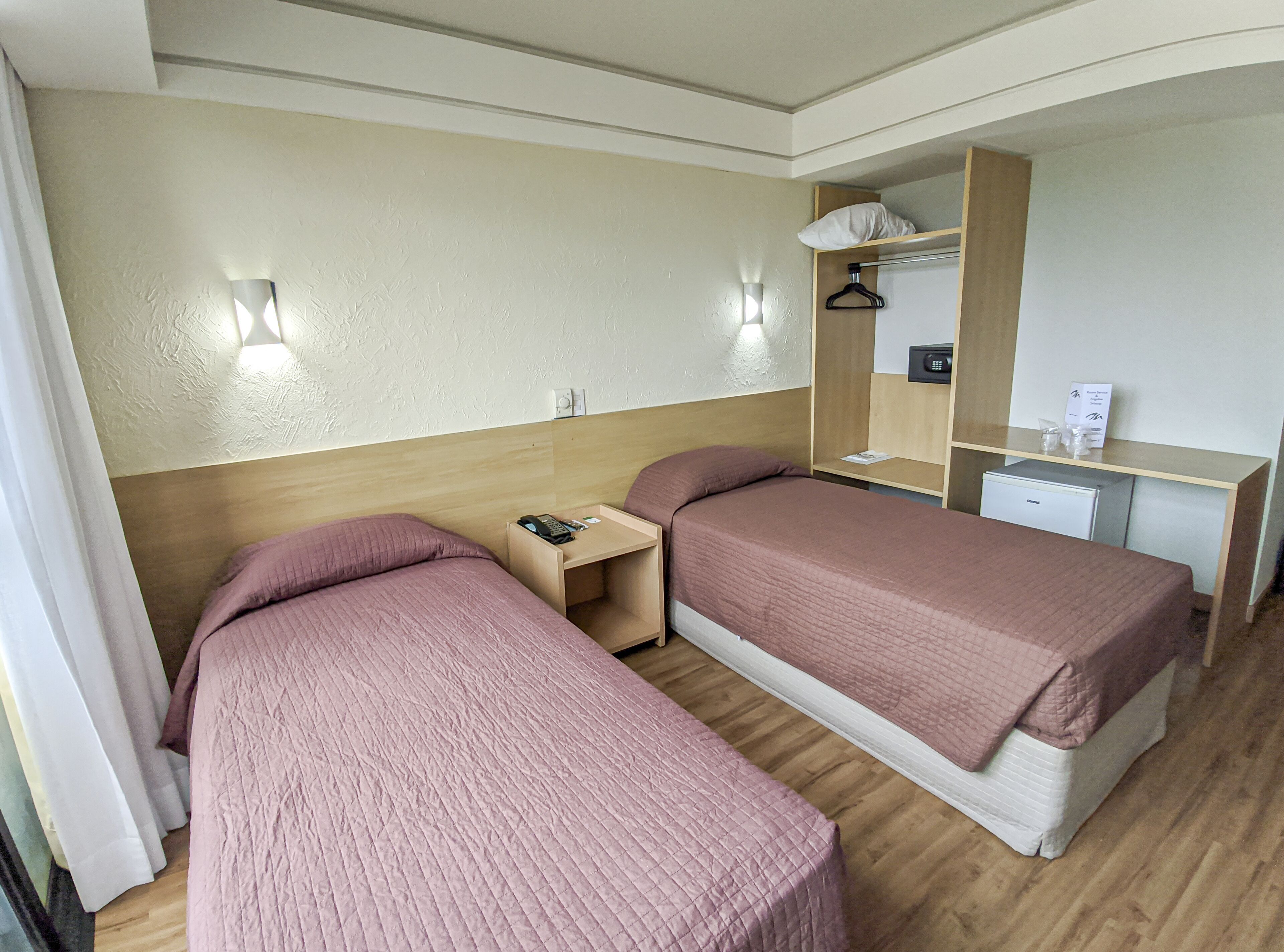 In-room safe, desk, blackout drapes, free cribs/infant beds