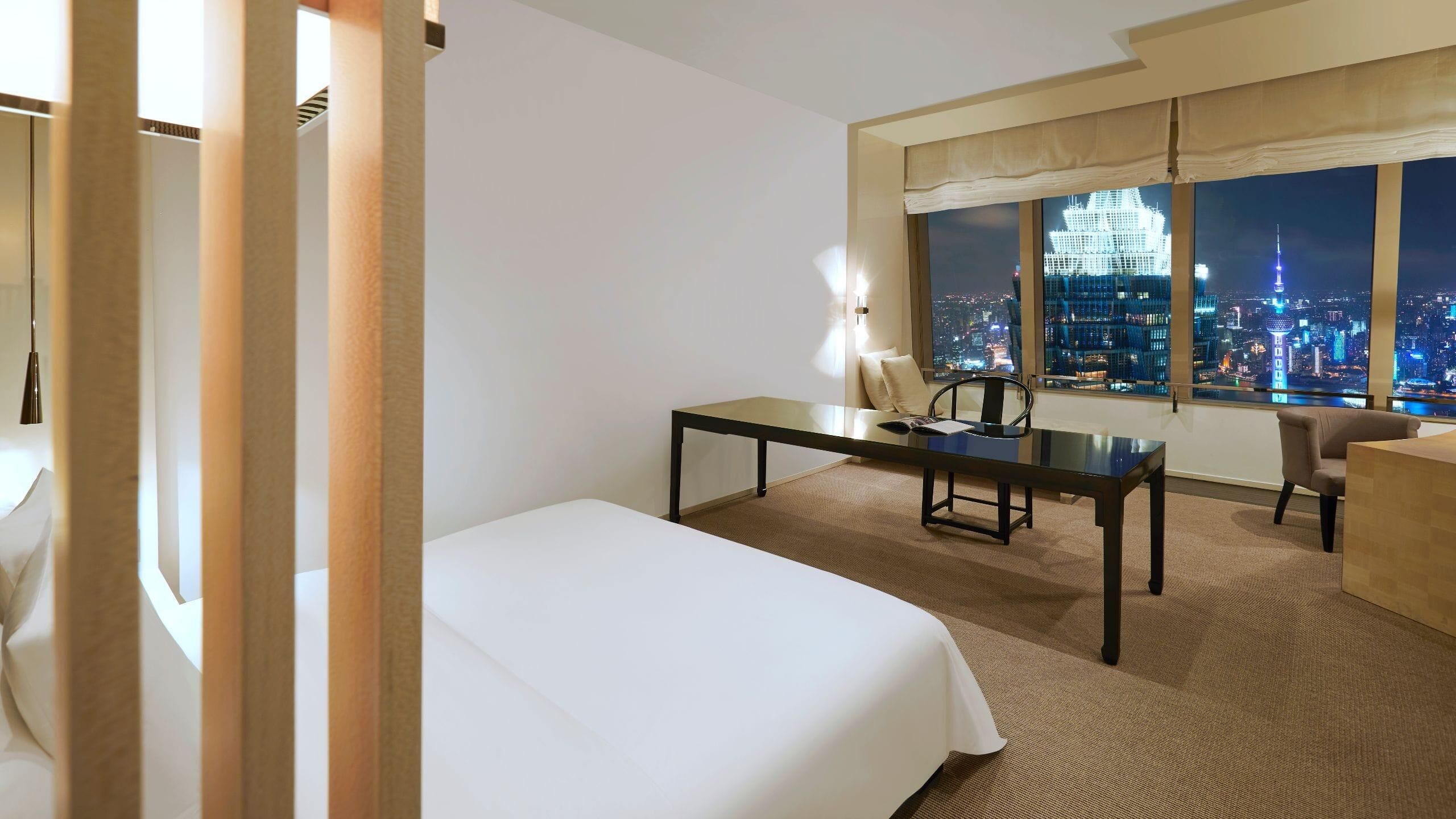 Down comforters, minibar, in-room safe, desk
