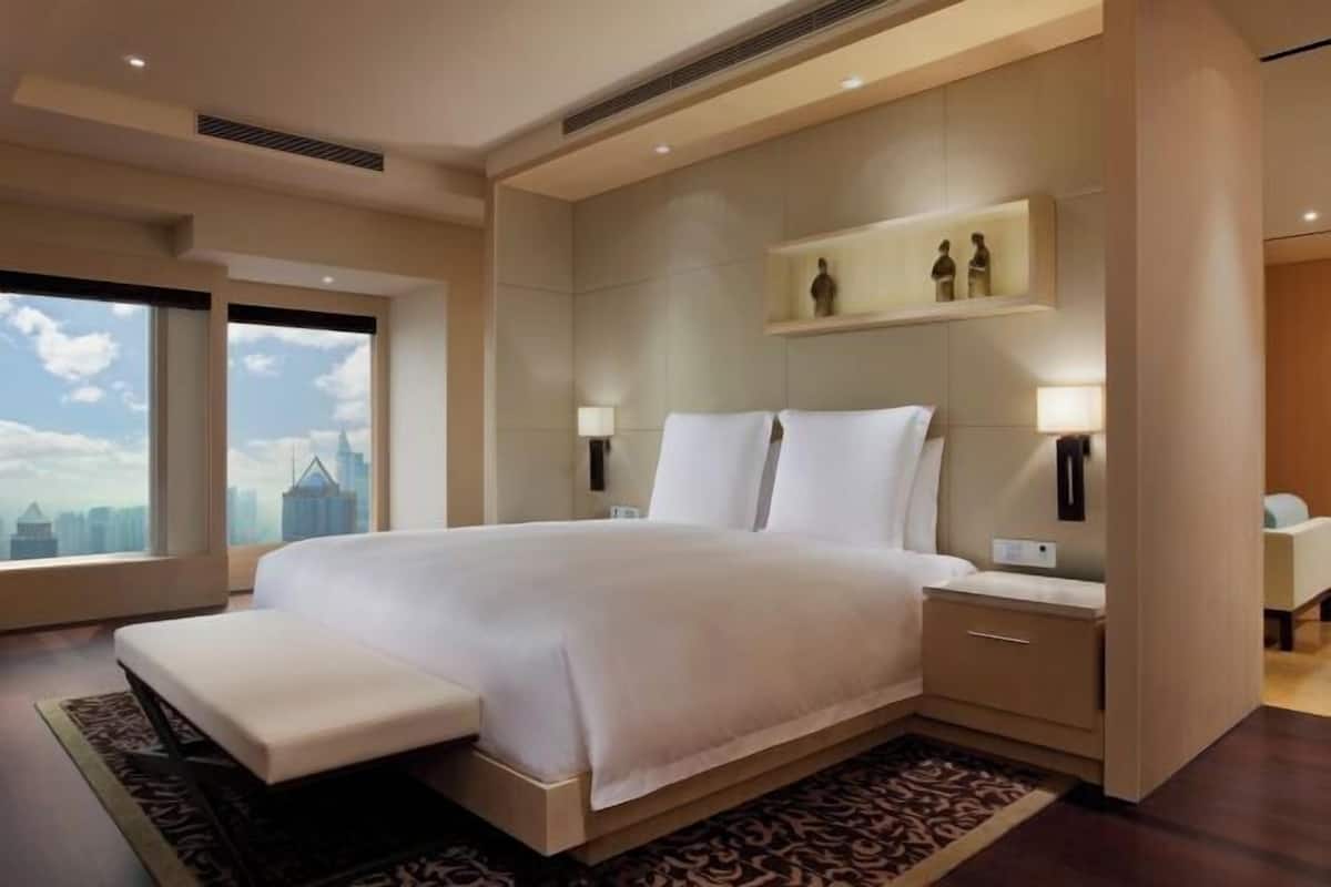 1 slaapkamer, luxe beddengoed, donzen dekbedden, een minibar