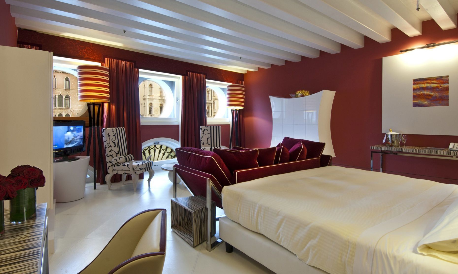 Premium bedding, minibar, in-room safe, desk
