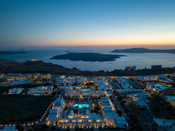 Aerial view - El Greco Resort (Santorini)