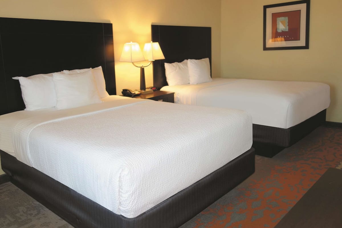 Room, 2 Queen Beds, Non Smoking | Premium bedding, desk, blackout drapes, iron/ironing board
