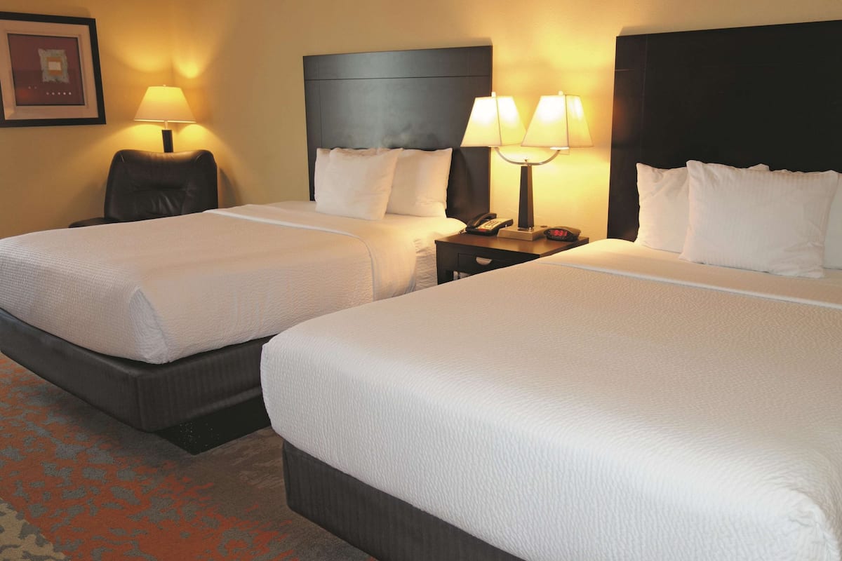 room, 2 queen beds, non smoking | premium bedding, desk, blackout curtains, iron/ironing board