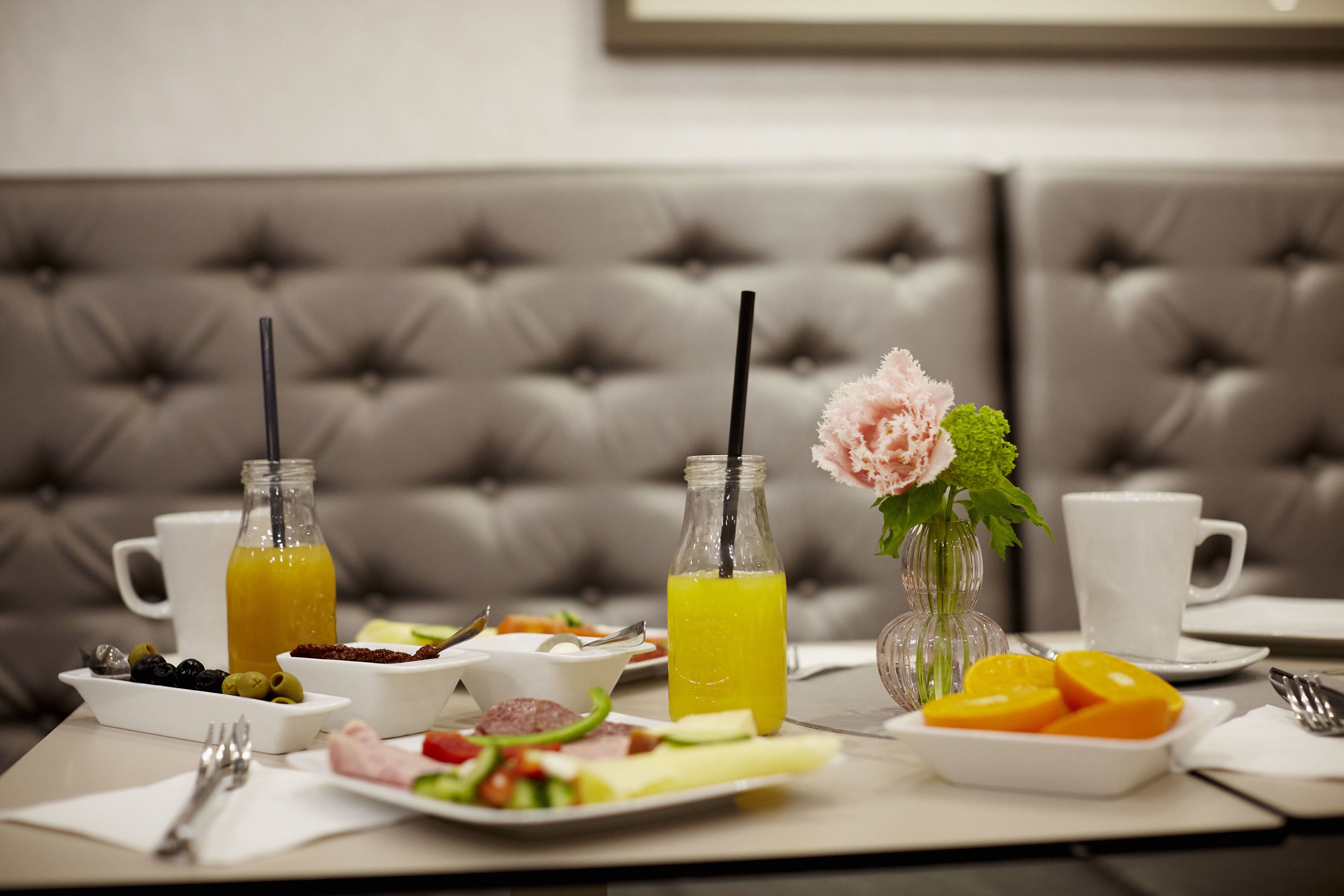 daily buffet breakfast (eur 15 per person)