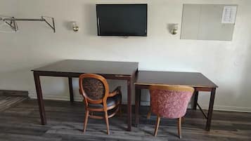 Room, 2 Queen Beds, Non Smoking | Desk, iron/ironing board, free WiFi, bed sheets