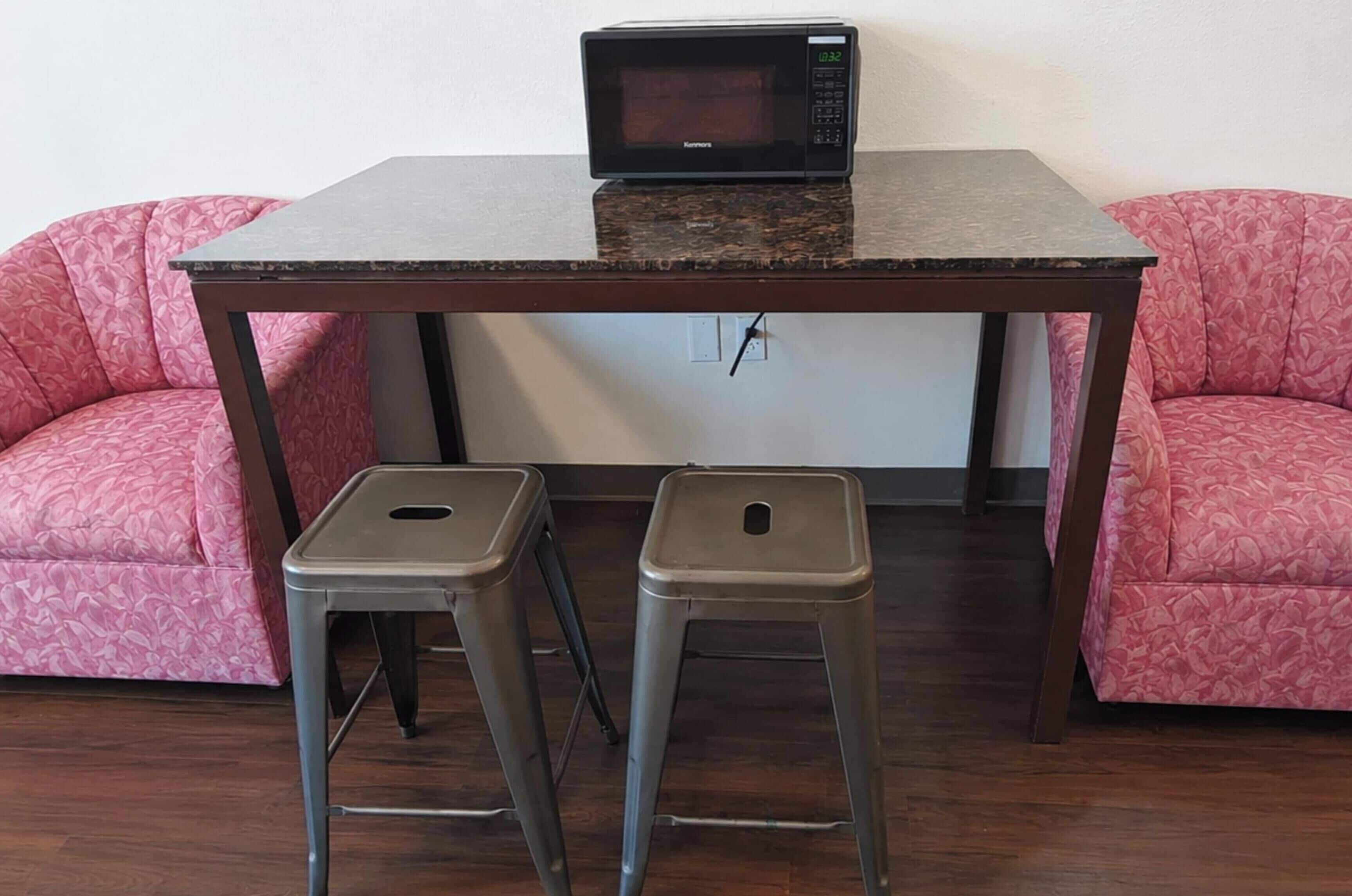 Desk, iron/ironing board (on request), WiFi (free), alarm clocks