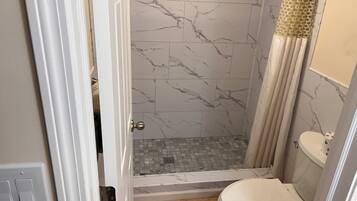 Shower, towels